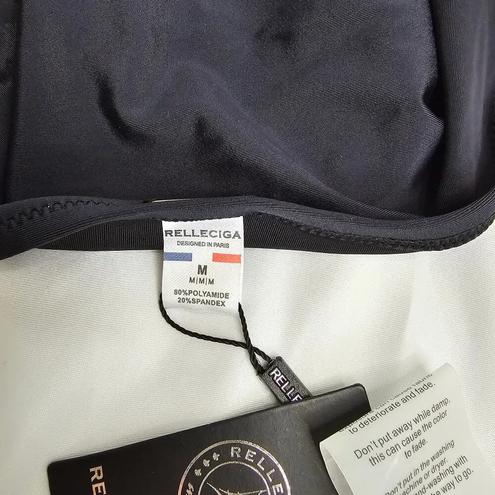 NWT‎ M Black Relleciga Italian Design Swim Bottoms